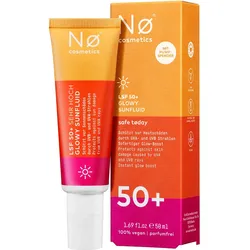 50ml Nø Cosmetics safe tøday Glowy Sunfluid LSF 50+