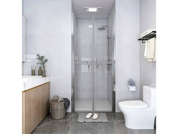 vidaXL Duschtür Transparent ESG 81x190 cm