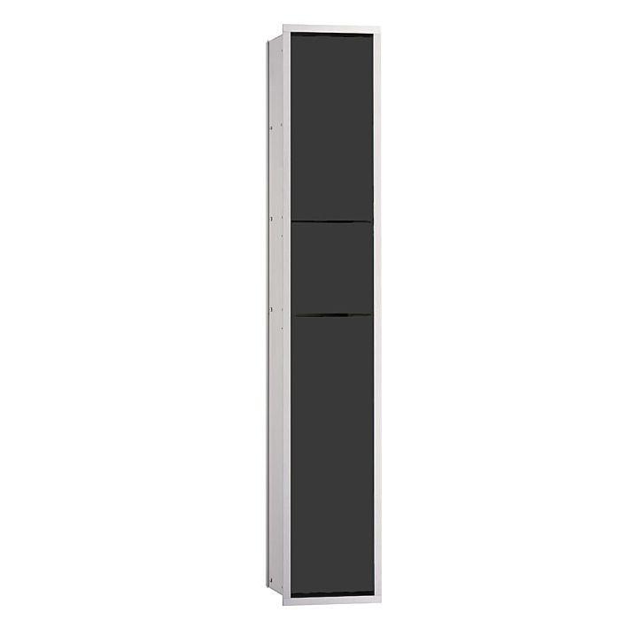 Emco Asis Gäste-WC-Modul 976027570 Papierhalter, Toilettenbürstengarnitur
