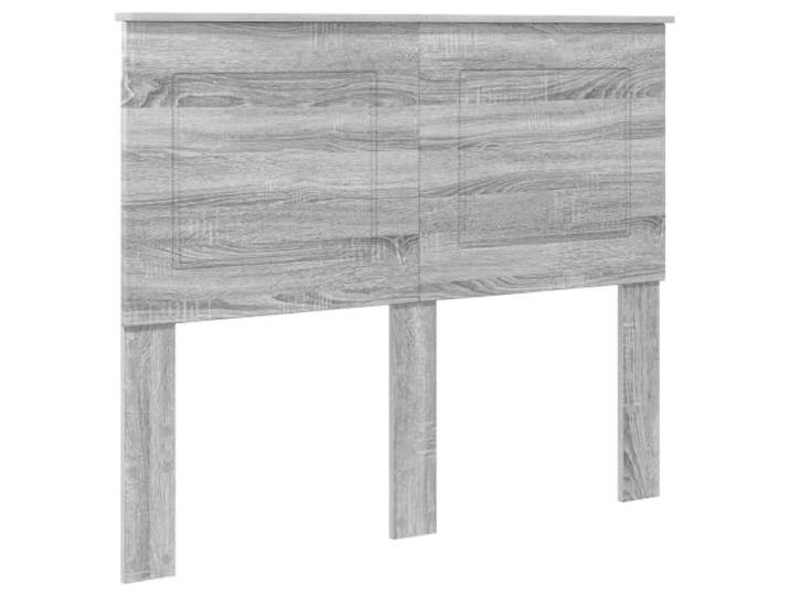 Makastle Kopfteil Graues Sonoma Holzwerkstoff 138x100 cm Wandmontage