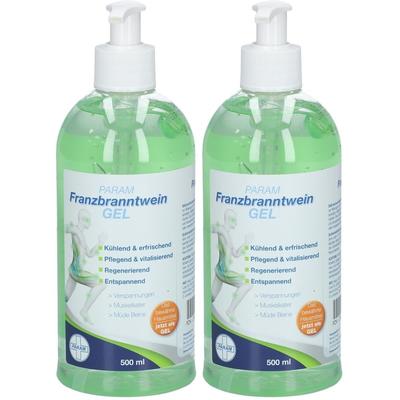 Franzbranntwein GEL Pump-Spender 2x 2x500 ml Gel