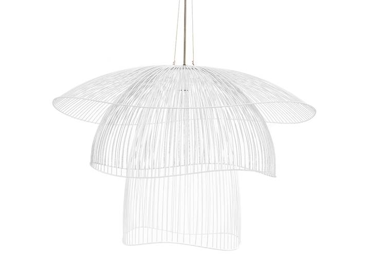 FORESTIER lampe à suspension PAPILLON LARGE (Blanc - Métal)