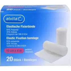 Alvita Elastische Fixierbinde 10 cm x 4M 20 ST