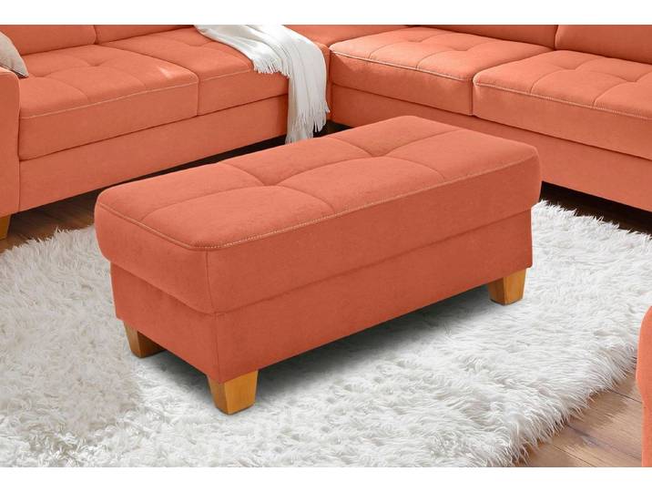 OTTO home Hocker Puccini, mit Kontrastnaht