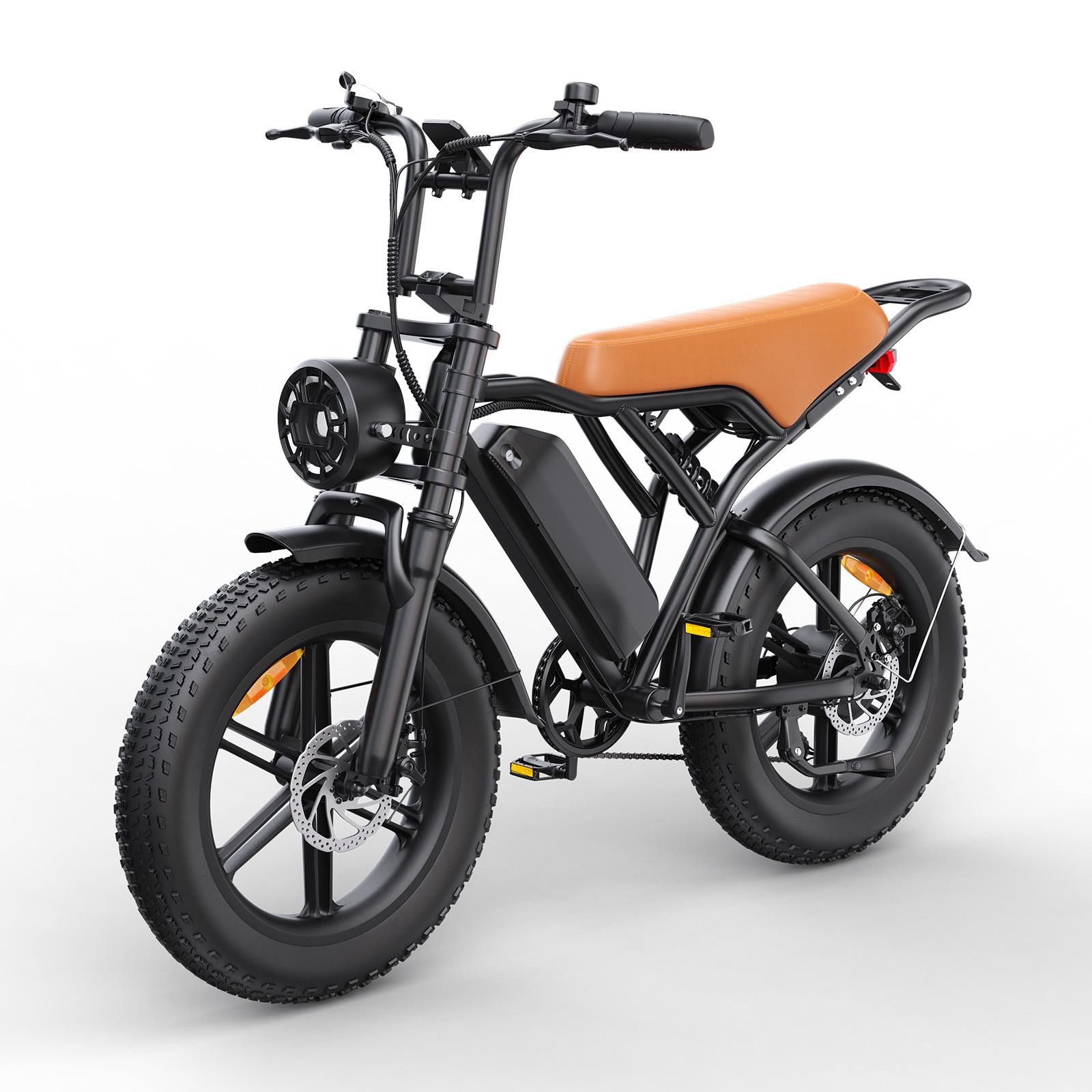 G20 Elektrofahrrad mit Fettreifen für Erwachsene, 48V 15,6Ah, max. 150 kg Zuladung, für Stadtverkehr und All-Terrain-Einsätze