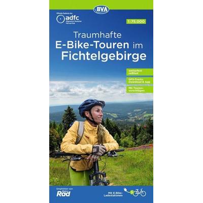 BVA ADFC Regionalkarte Traumhafte E-Bike-Touren im Fichtelgebirge 1:75.000, Sonstige von , KOMPASS Freytag & Berndt, 978-3-96990-138-0