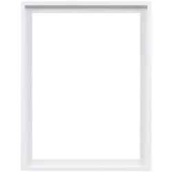effect Schattenfugenrahmen Profil 50K Holz Weiss / 27 x 48
