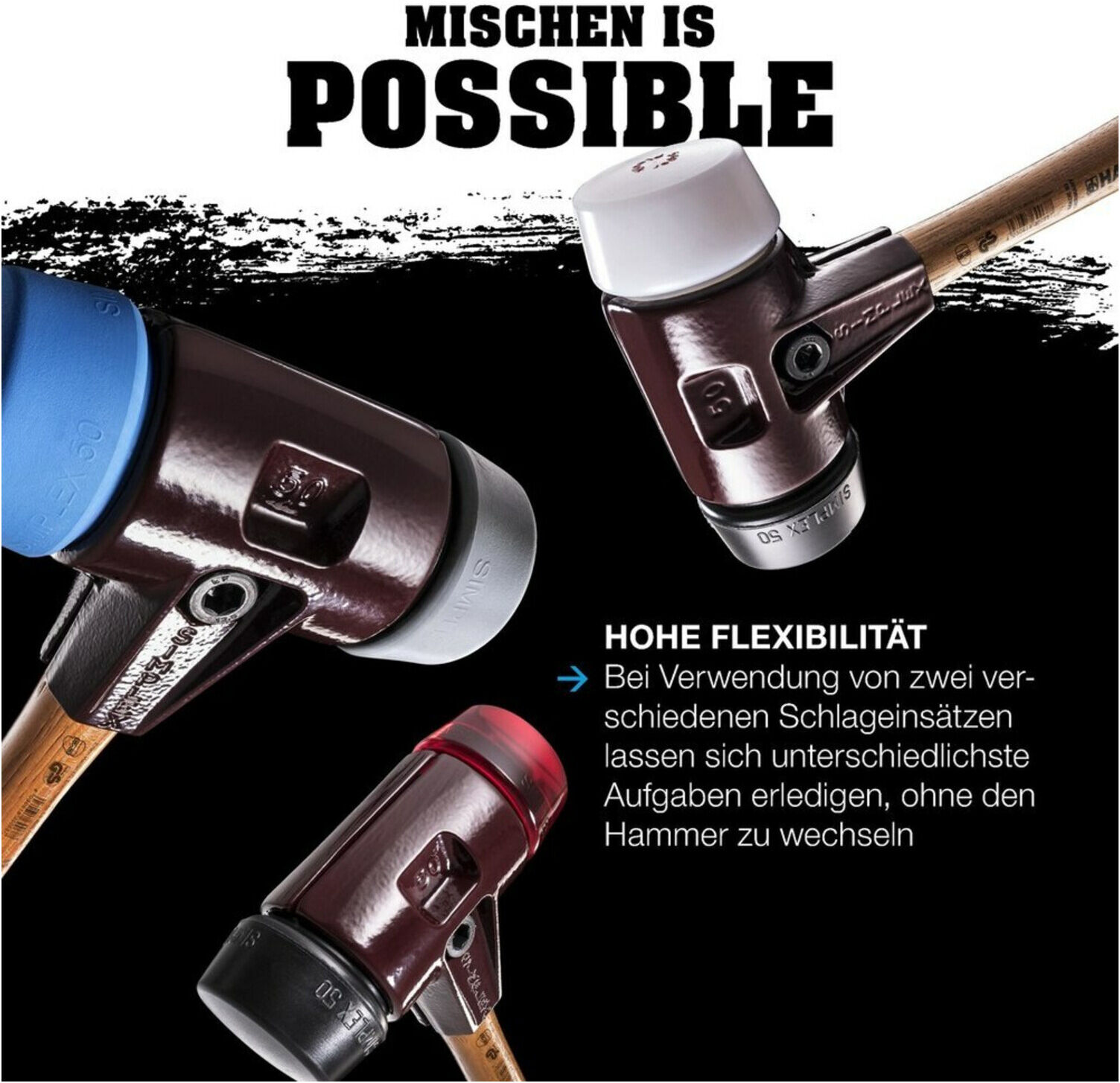 Halder Schonhammer Simplex 60mm Superpl./Nylon (3078.080)