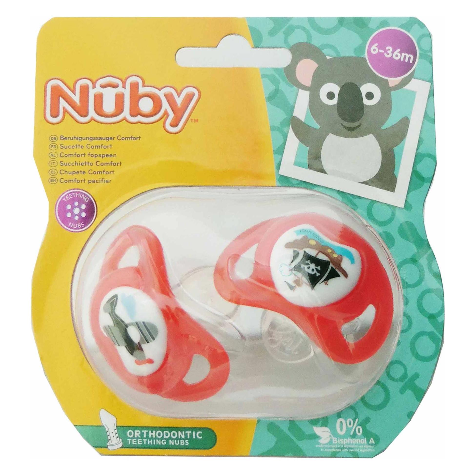 Nuby Nuggi Prisma orthodontisch 6-36 Monate (2x, 6 - 36 Monate) (11859)