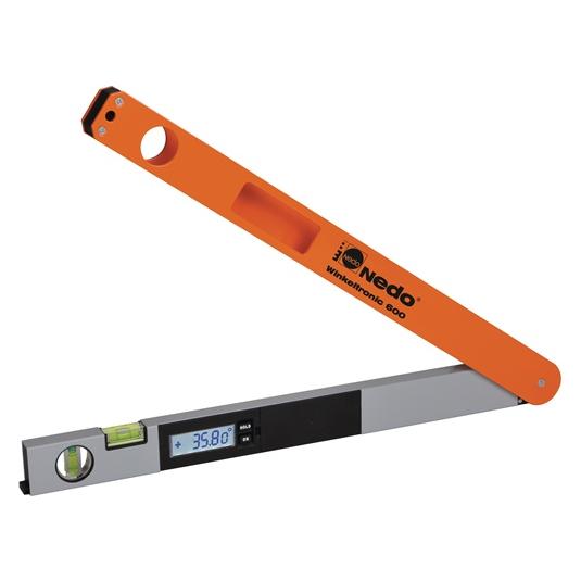 Nedo Winkelmessgerät Winkeltronic Messbereich 0-355 ° Schenkellänge 45 cm 0,1 ° (405216)