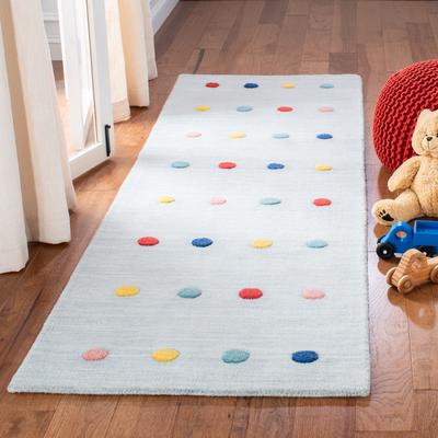 SAFAVIEH Kids Jayshree Polka Dot Wool Rug