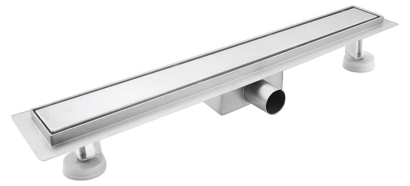 Merkloze RVS doucheafvoer van 60 cm inclusief sifon