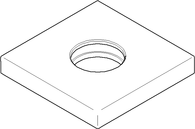 Dornbracht Rosette eckig, Spender 092778043-08 platin