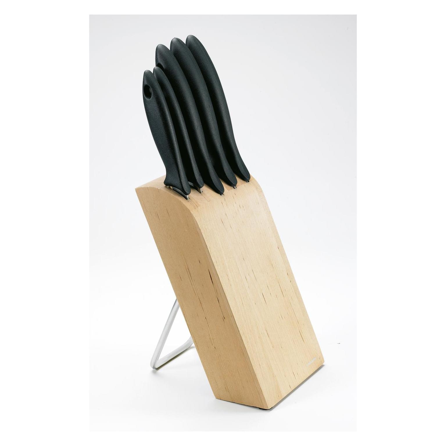 Fiskars 1023782 Messerblock Schlitzmesserblock Holz (1023782)