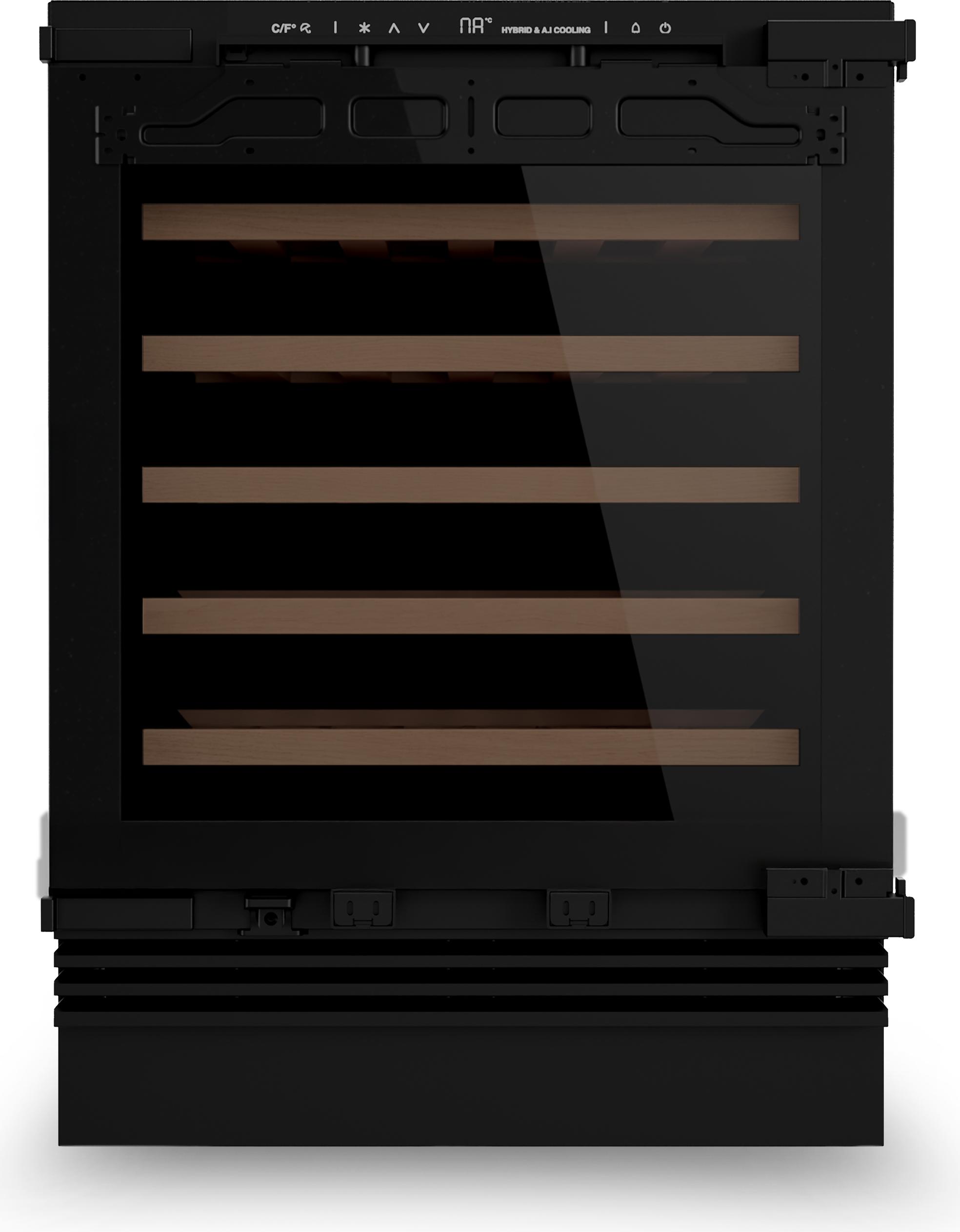 Les Petits Champs Weinkühlschrank CAVINTG48 Schwarz, 48 Flaschen, Kapazität 134L