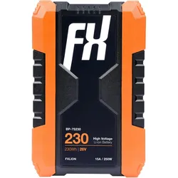 Fxlion 26 V 230 Wh, V-Mount, Kamera Stromversorgung, Schwarz, Orange