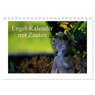 Engel-Kalender mit Zitaten / CH-Version (Tischkalender 2026 DIN A5 quer), CALVENDO Monatskalender