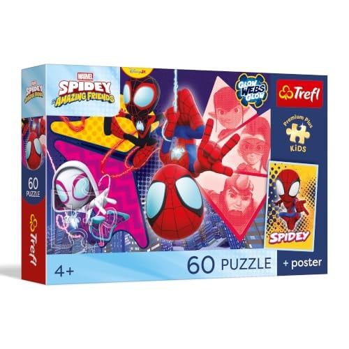 Trefl Marvel Puzzel 60 stukken Premium Plus voor kinderen vanaf 4 jaar