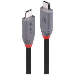 LINDY USB-C® Kabel USB4® USB-C® Stecker 0.80 m Schwarz 36956