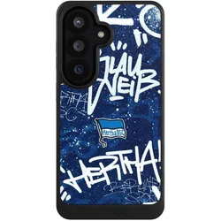 Nivocase Hülle für Samsung Galaxy S26 Handyhülle NIVOcore Case Schwarz Graffiti Hertha BSC Offizielles (Samsung Galaxy S26), Smartphone Hülle, Schwarz