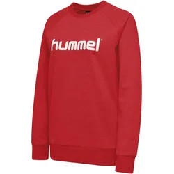 hummel GO Baumwoll Logo Sweatshirt Damen true red XL