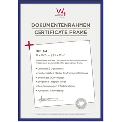 Walther New Lifestyle    21x29,7 Kunststoff blau DIN A4    KV130L