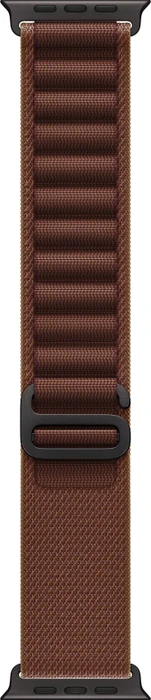 Apple Watch 49mm Alpine Loop Burgunder - Small - Ausführung aus schwarzem Titan