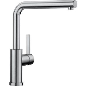 BLANCO Küchenarmatur LANORA-F 526179, Edelstahl, Hochdruck, 360° schwenkbar, Vorfensterarmatur