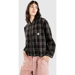 Santa Cruz Dual Hemd black / brown check Gr. 6