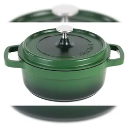 Contacto AluChef® Kasserolle, rund 20 cm grün/green