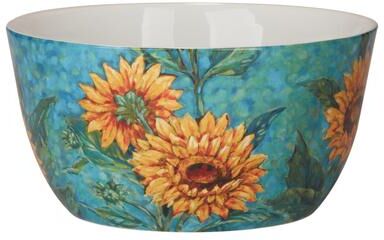 "Certified International Golden Sunflowers Deep Bowl - 11"" Diam x 5.5"""