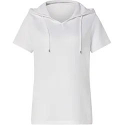 Tchibo - Strukturiertes Shirt - Damen - Gr. S - weiß