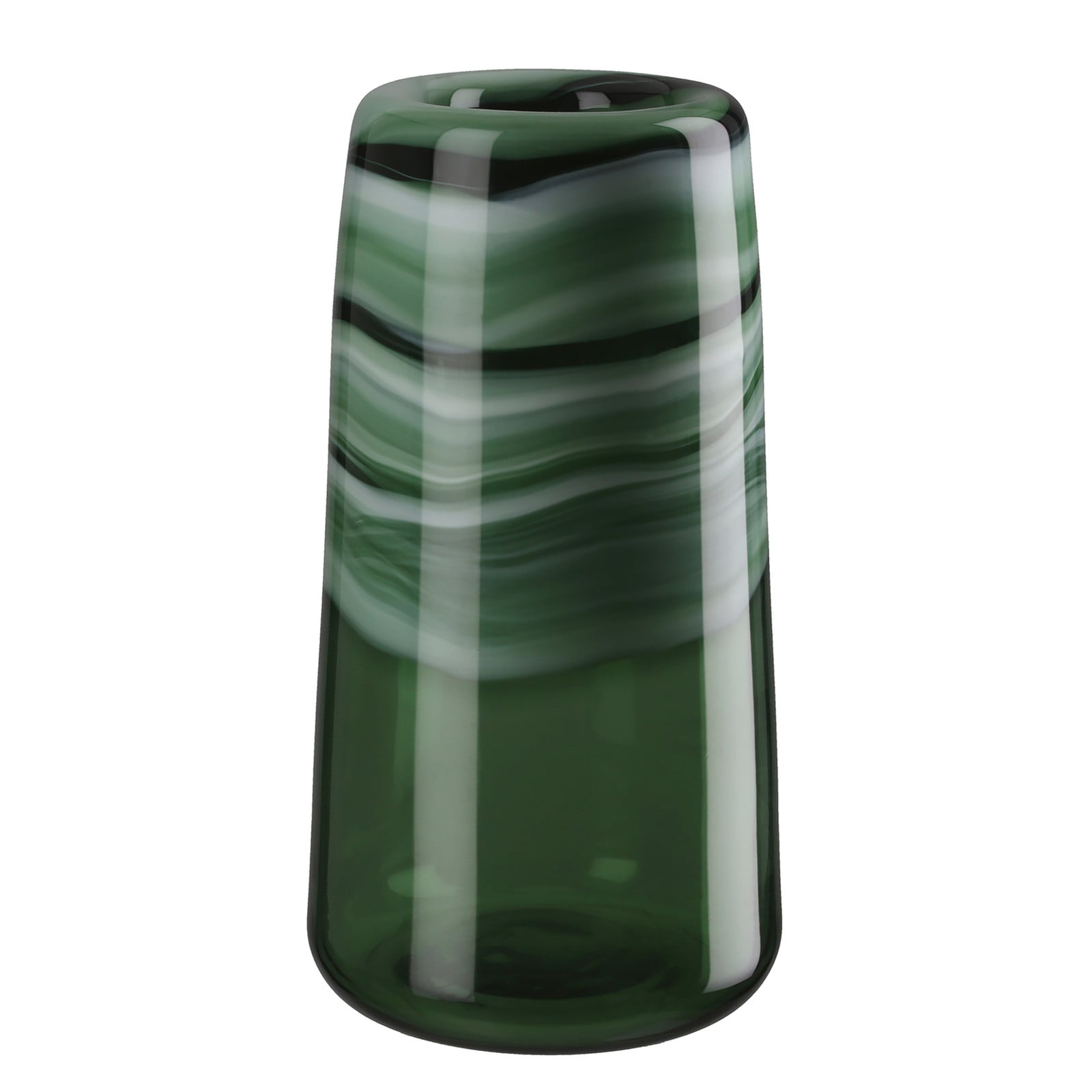 home24 Vaas Verde Groen Glas Hoogte: 34 cm