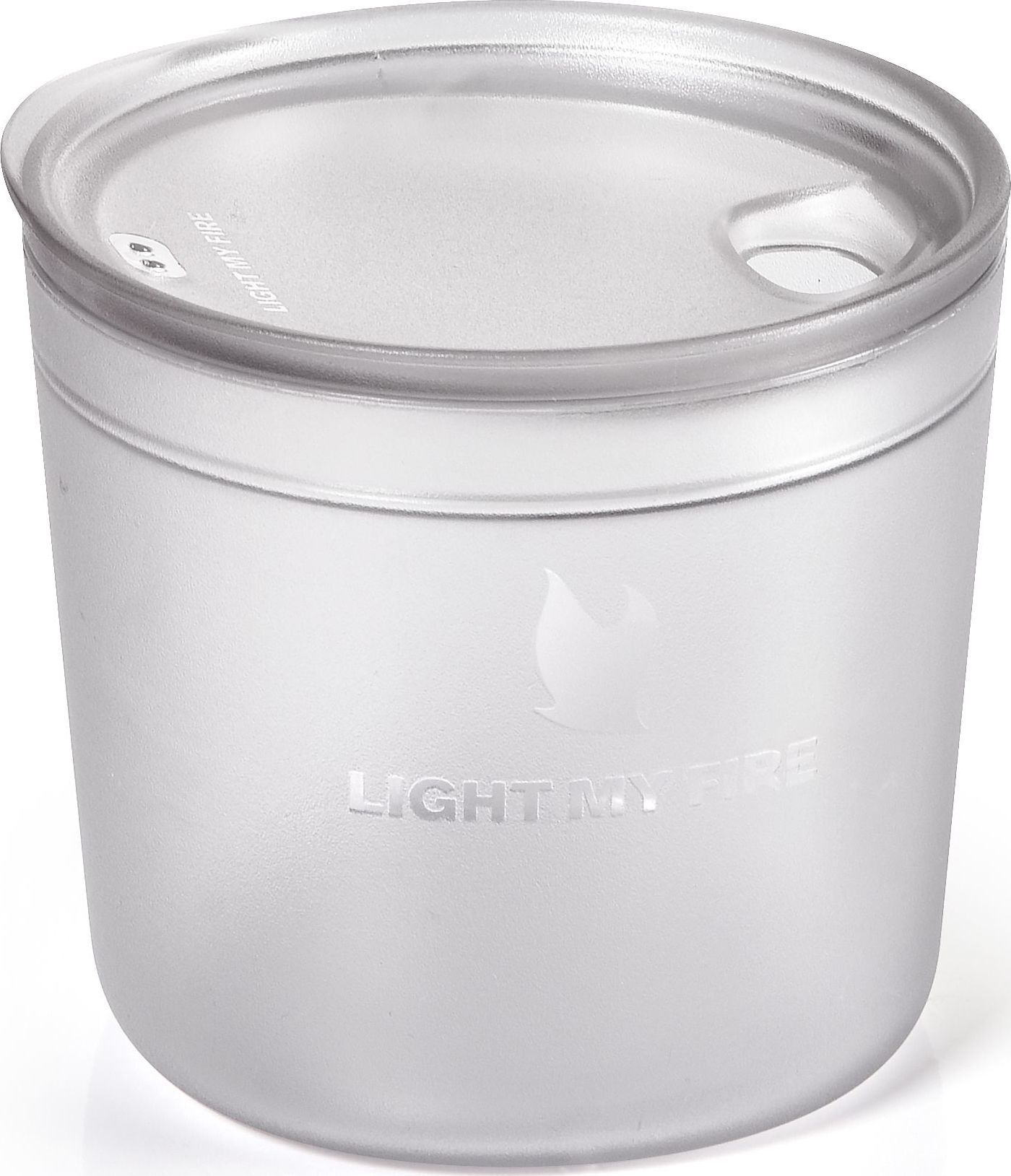 Light My Fire Tumbler with snap lid short Transparent One Size