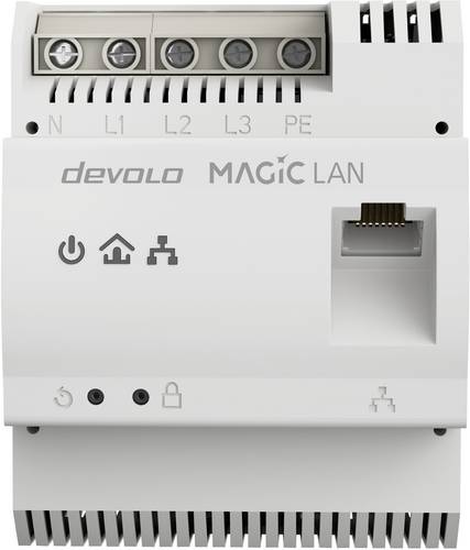 Devolo Magic 2 LAN Powerline DINrail Adapter 8528 EU Powerline 2400MBit/s