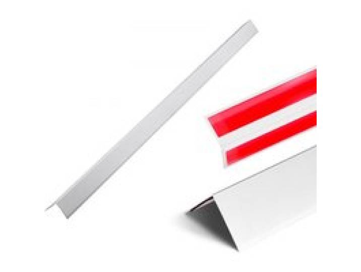 VEVOR Kantenschutz für Wand, aus Aluminiumlegierung, 50x50x1217 mm, 12er-Pack Eckenschutz im 90-Grad-Winkel in L-Form, mit 3M Klebeband, ideal für Zuhause, Büro & öffentliche Räume