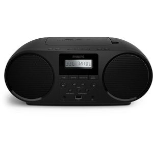 Philips Radio TAZ6000/10, DAB+, Bluetooth, CD, USB, Stereo, schwarz