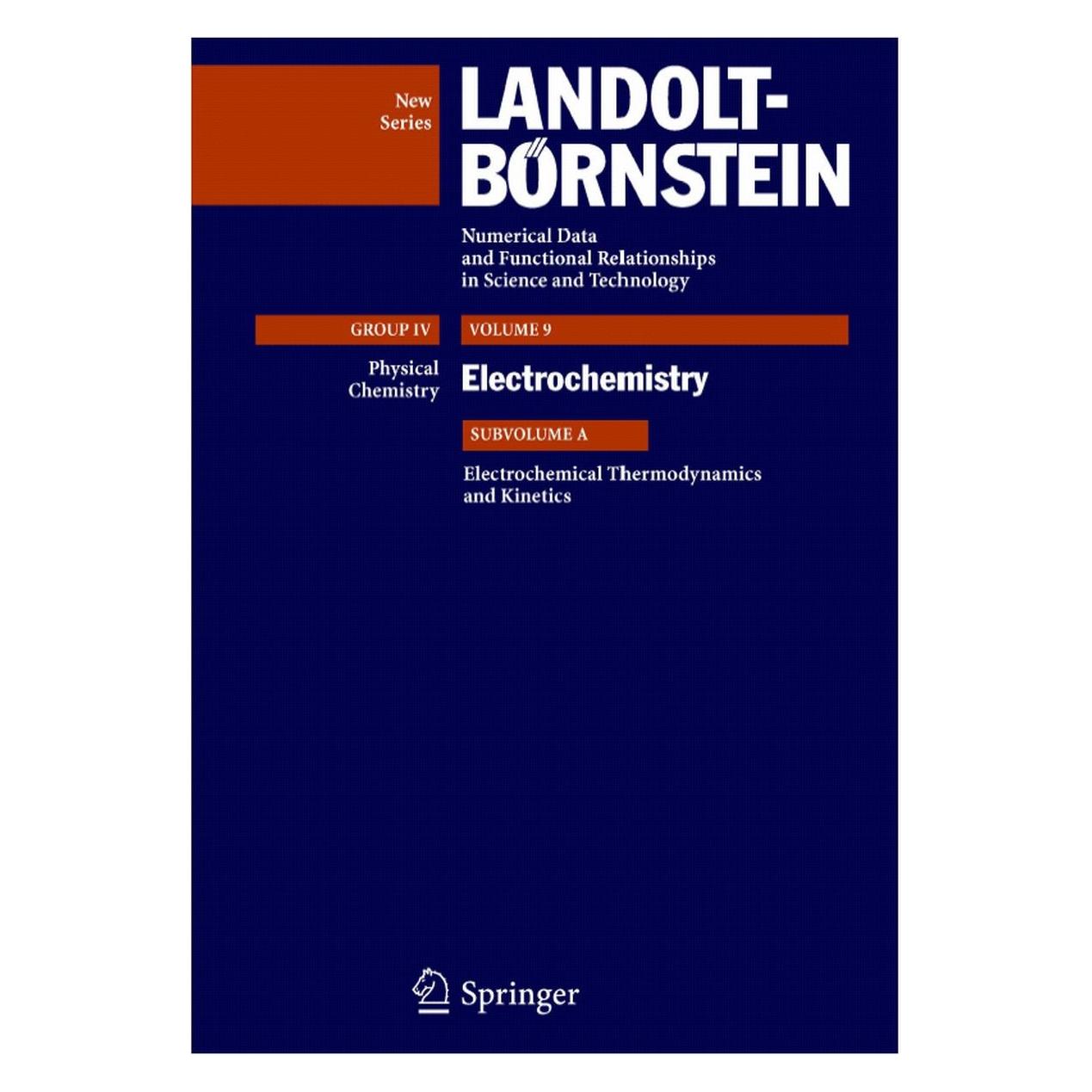 Springer Holze:Electrochemical Thermodynamics an (Englisch, Hardcover, M.D. Lechner, Rudolf Holze) (9783540410386)