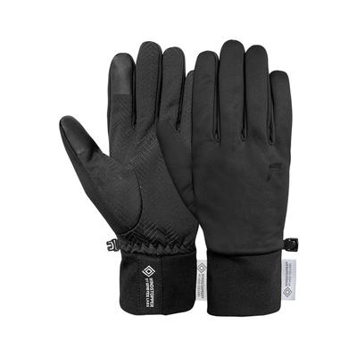 Skihandschuhe REUSCH "Tromso WINDSTOPPER TOUCH-TEC", Damen, Gr. 7, schwarz, 99% Polyester, 1% Lederimitat, unifarben, Handschuhe, mit winddichter Qualität
