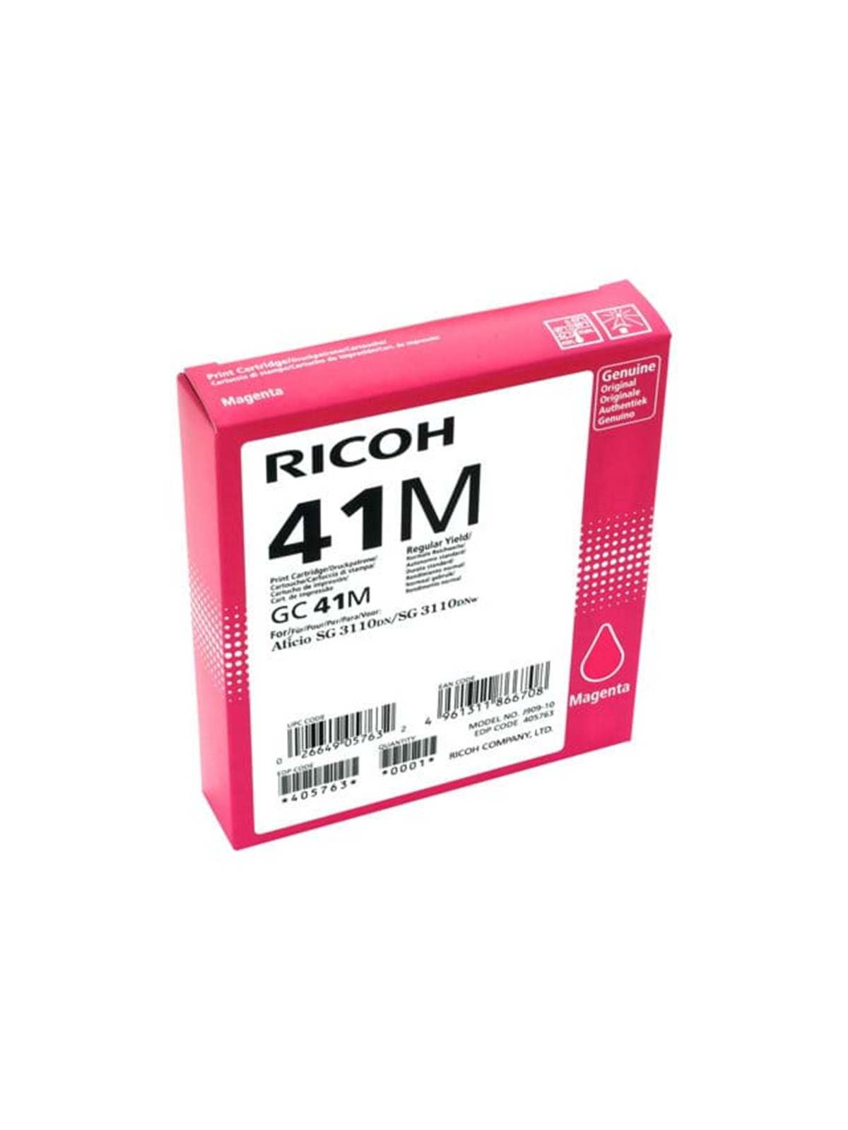 Ricoh blækpatron - Tintenpatrone Magenta