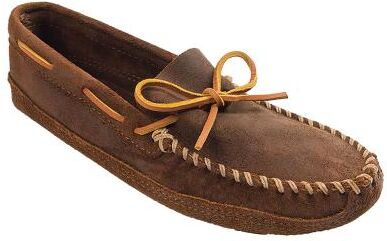 Minnetonka Double Bottom Softsole - Mens 10 Brown Slipper Medium