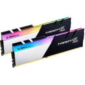 G-Skill Arbeitsspeicher TridentZ Neo, F4-3600C16D-32GTZNC, 32 GB (2x 16 GB), DIMM, CL16, schwarz, mit RGB-LED, DDR-3600