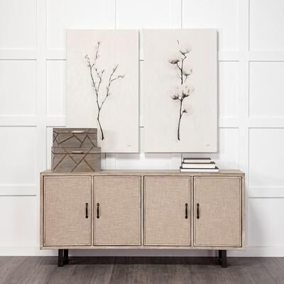 Mercana Niobe (Set of 2) 16L x 11W Gray Wooden Nesting Boxes - 16.0L x 10.8W x 8.3H
