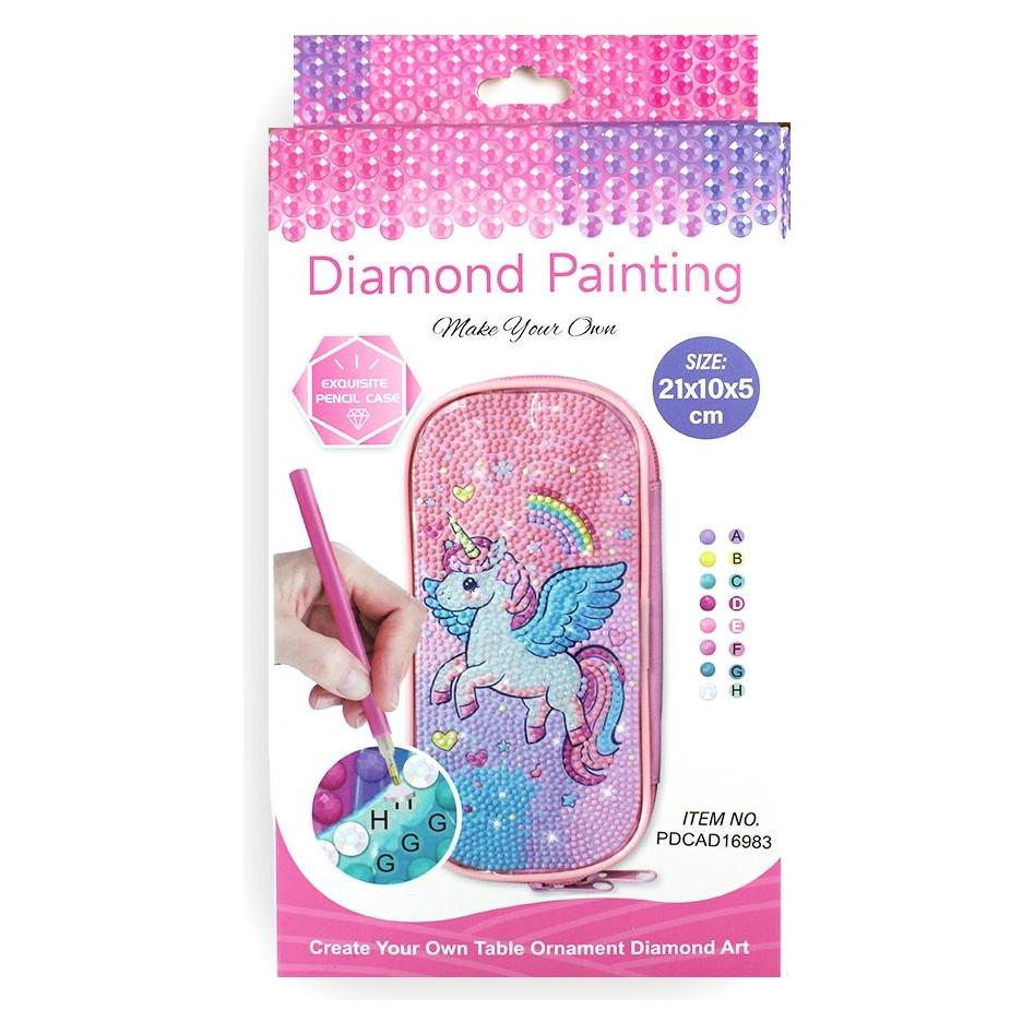 Magni PRACHT Diamond Painting Federmäppchen Einhorn rosa (62018388)