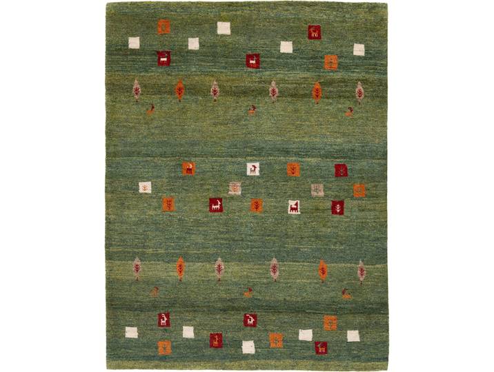 Perser Gabbeh Harmonia Teppich 153x201 Handgeknüpft Modern Orientteppich Perserteppich Wolle