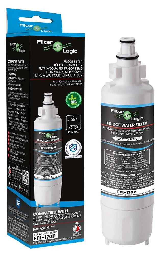 Dripio Waterfilter voor Panasonic koelkast, 1 stuk, CNRAH-257760