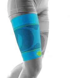 Bauerfeind Sports Unisex Compression Sleeves Upper Leg - kurz blau