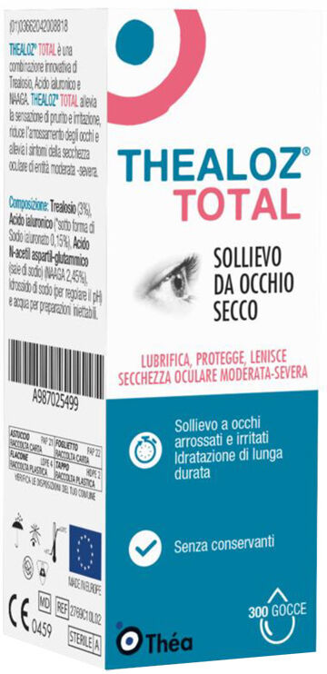 THEA FARMA SpA Thealoz Total Gocce per Occhio Secco, 10 ml