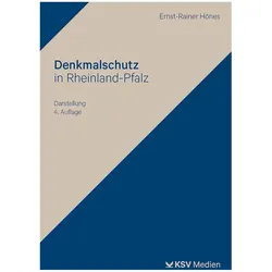 Denkmalschutz in Rheinland-Pfalz, Fachbücher von Ernst R Hönes