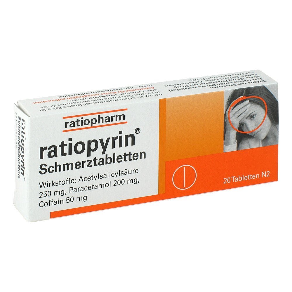 ratiopharm GmbH RatioPyrin Schmerztabletten 07686182